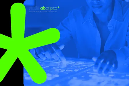 Imagem com ilustração do logo da ABcripto