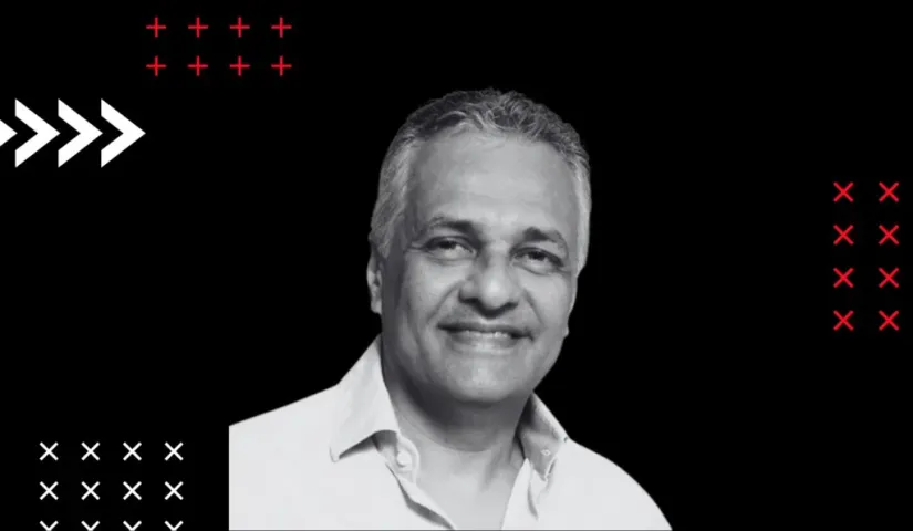 Fábio Moraes, novo Diretor de Educação e Pesquisa da ABCripto. Foto em preto e branco de seu rosto.