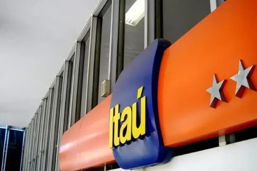 Fachada de uma agência do Banco Itaú